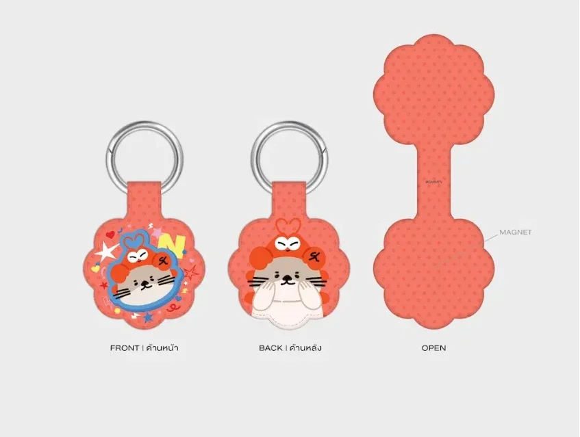 Nong Nooong clip key ring