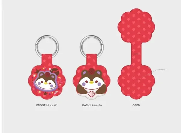 Guinzly clip key ring