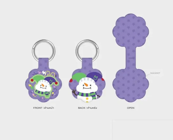Momo clip key ring