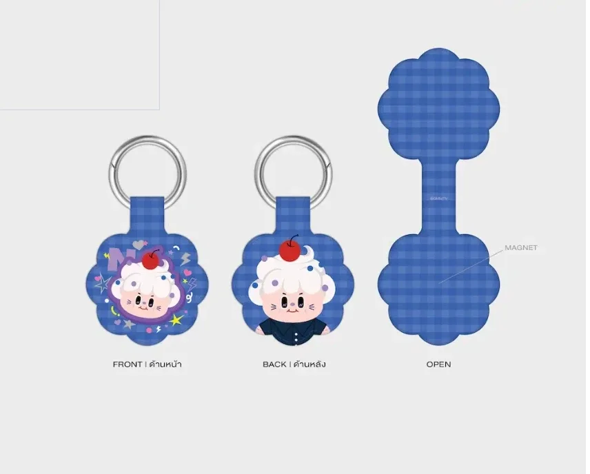 Nilknhake clip key ring