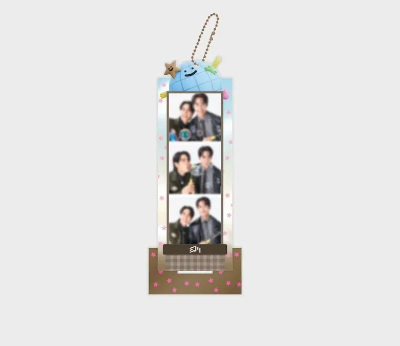Mr. Saturnworld photostrip standee