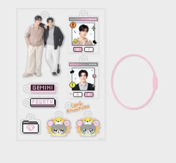 GeminiFourth personaliseerde sleutelhanger
