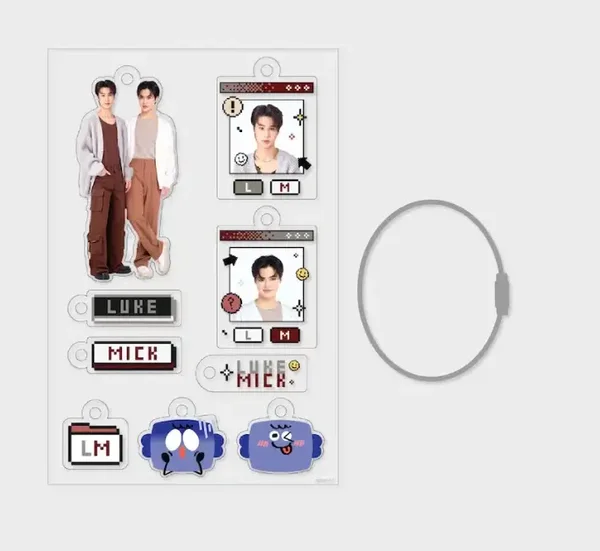 LukeMick Personaliseerde Sleutelhanger