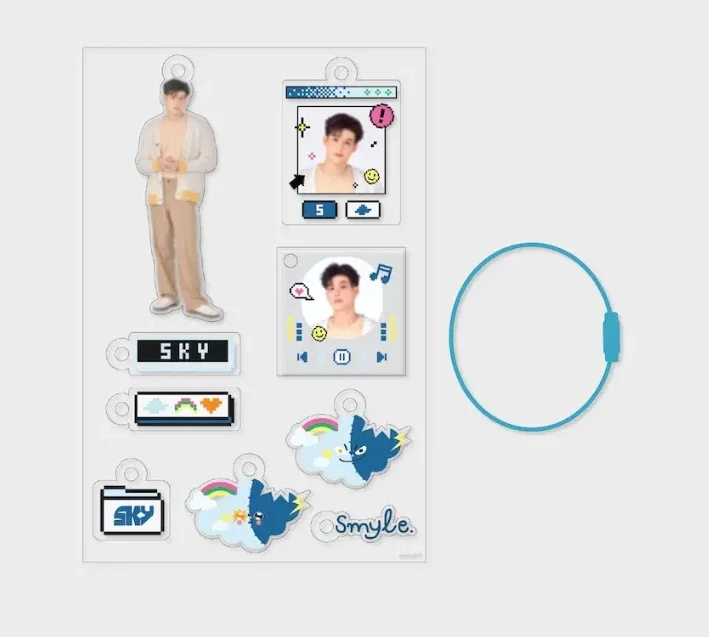 Sky Gepersonaliseerde Sleutelhanger