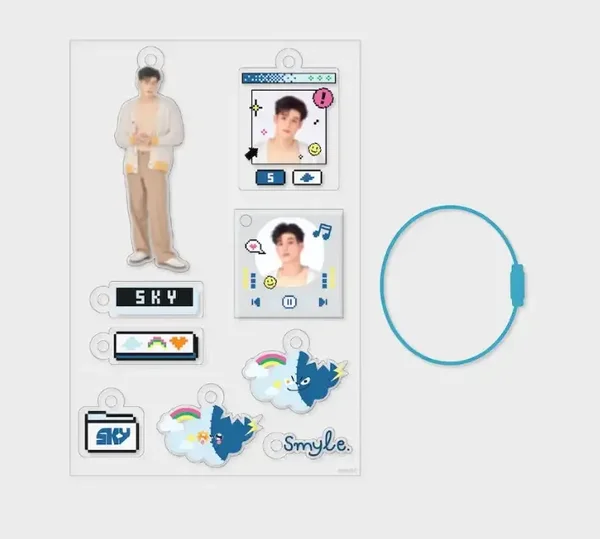 Sky Gepersonaliseerde Sleutelhanger