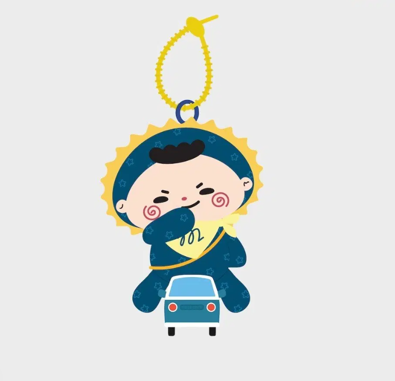 Jummo Bus Doll Keychain