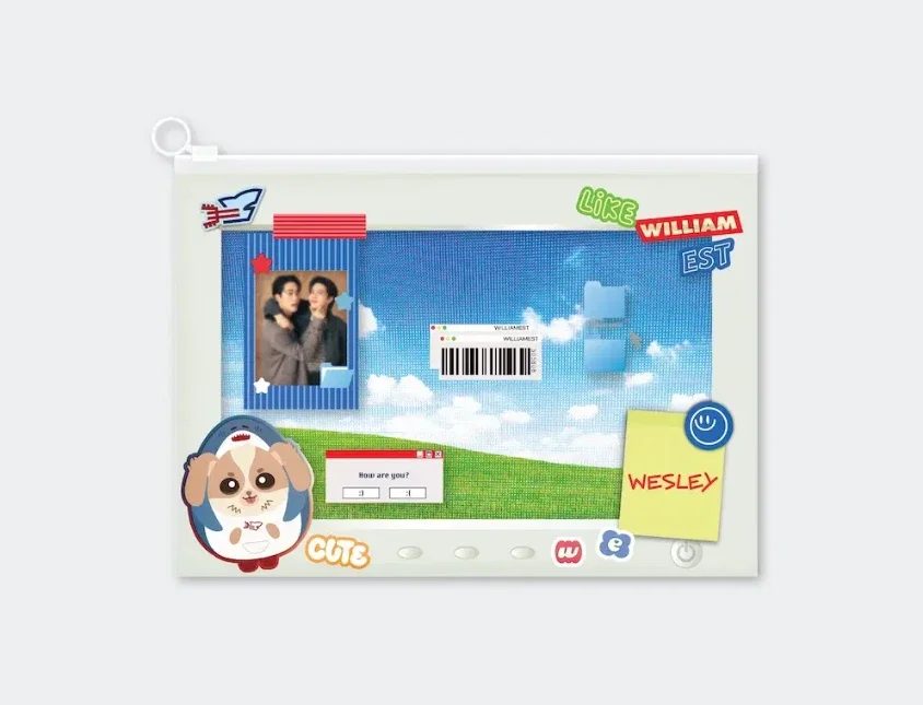 WilliamEst zip pocket folder