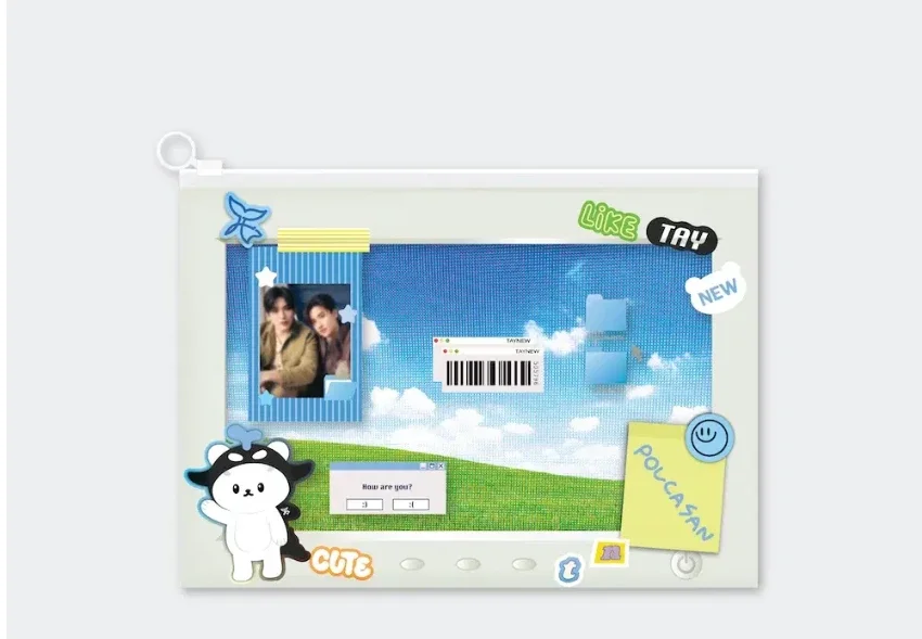 TayNew zip pocket folder
