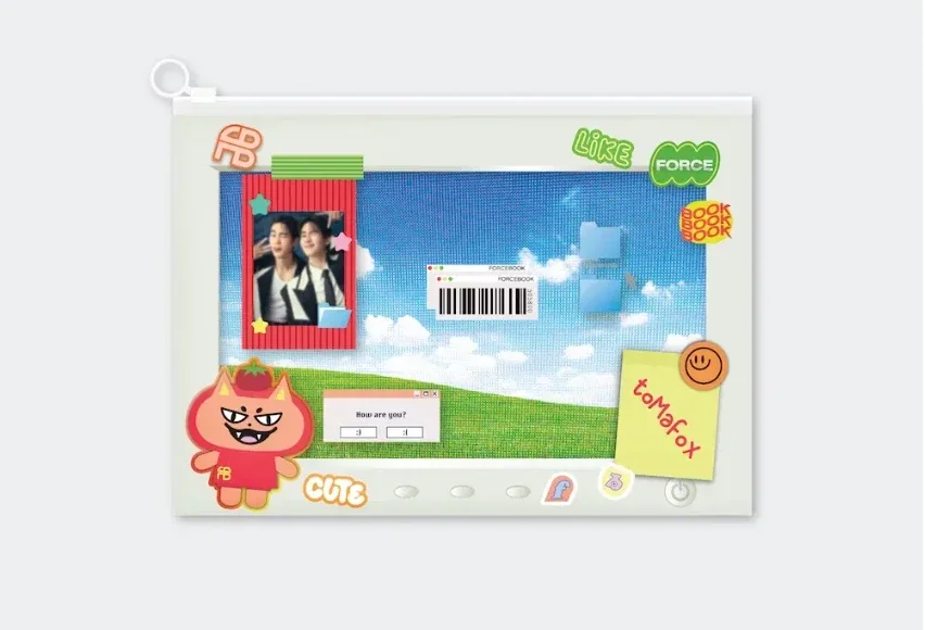 ForceBook zip pocket folder