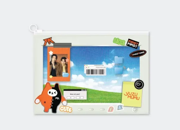 FirstKhaotung zip pocket folder