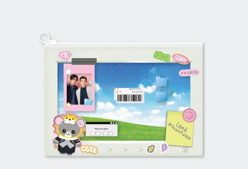 GeminiFourth zip pocket folder