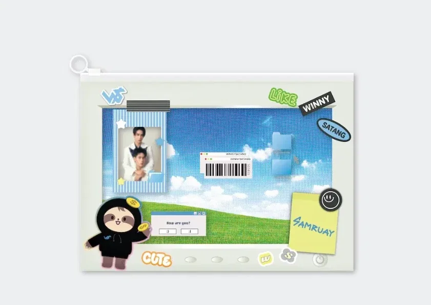 WinnySatang zip pocket folder