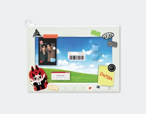 PerthSanta zip pocket folder