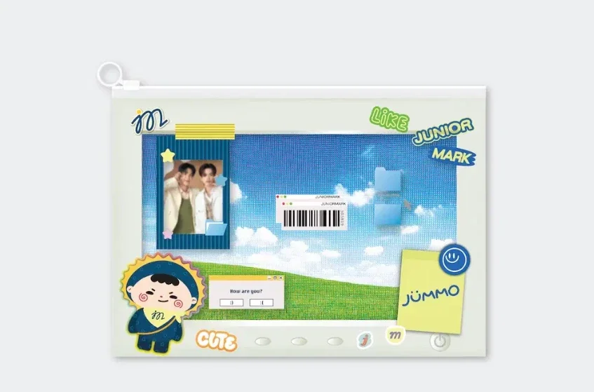 JuniorMark zip pocket folder