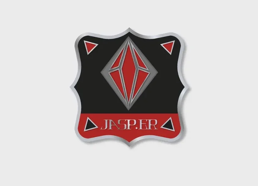 Jasp.er logo pin