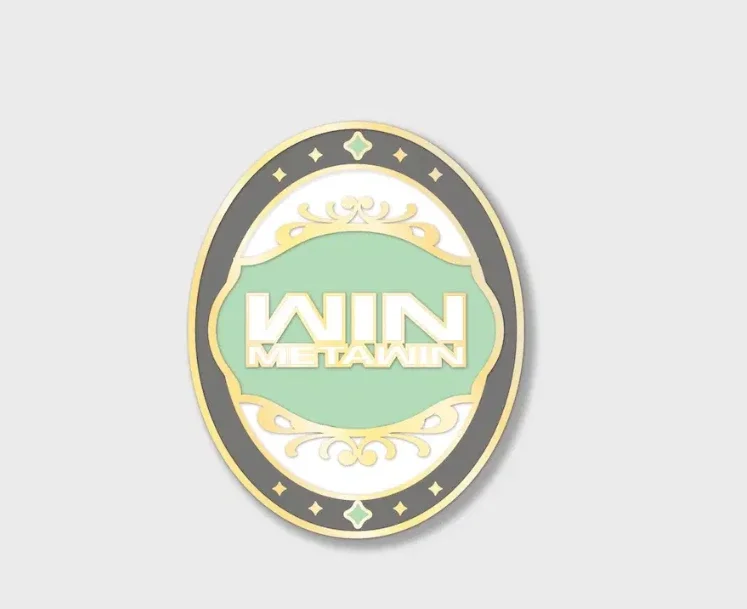 Win Metawin logo pin