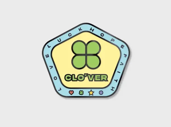 Clo'ver logo pin