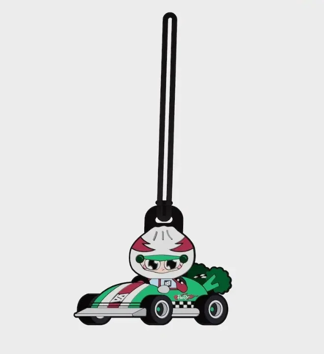 Paody rubber racer tag