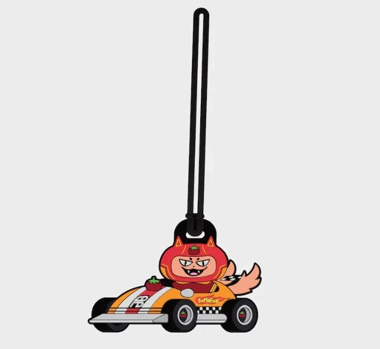 Tomafox rubber racer tag