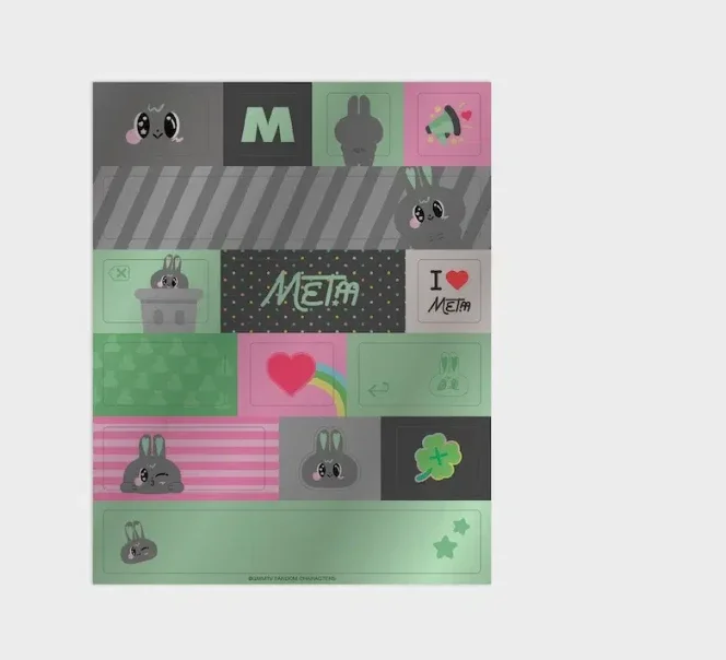 Metaa toetsenbord stickers
