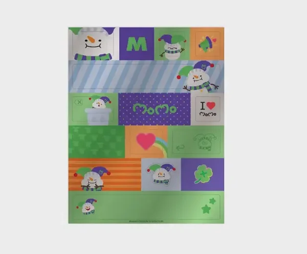 Momo toetsenbord stickers