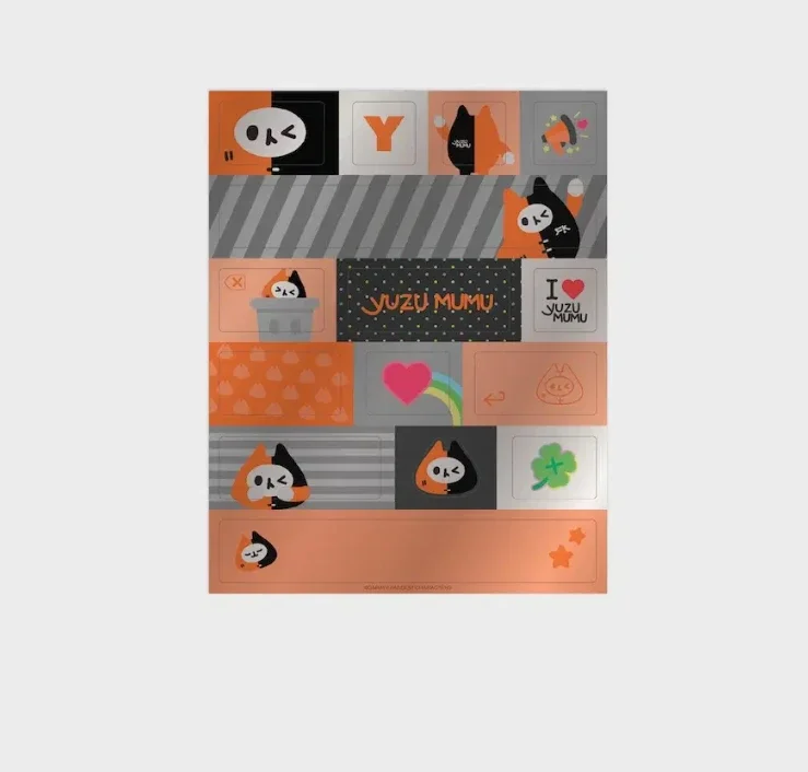 Yuzu Mumu toetsenbord stickers