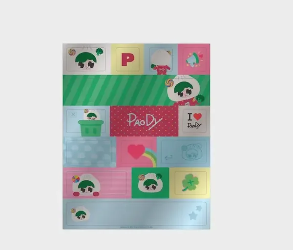 Paody toetsenbord stickers