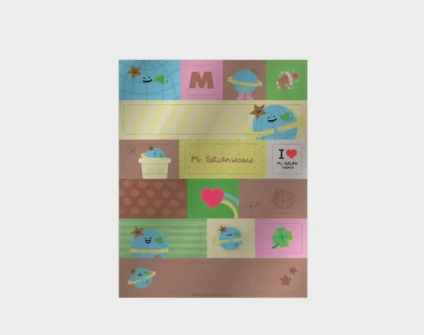 Mr. Saturnworld toetsenbord stickers