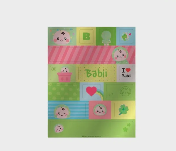 Babii toetsenbord stickers