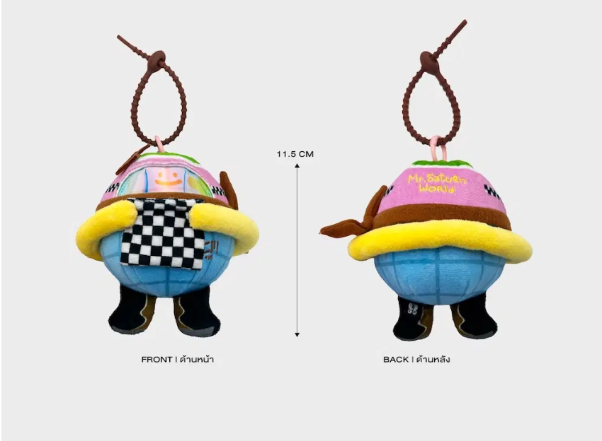 Mr. Saturnworld Racer Doll Keychain