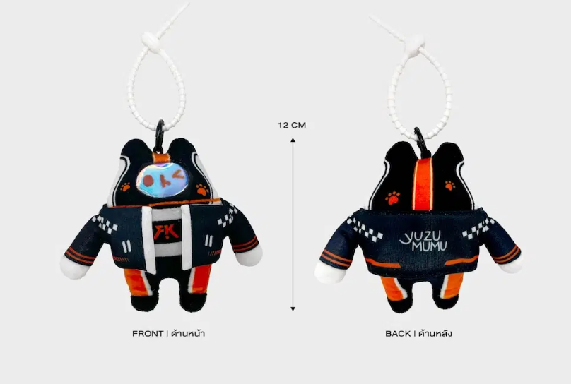 Yuzu Mumu Racer Doll Keychain