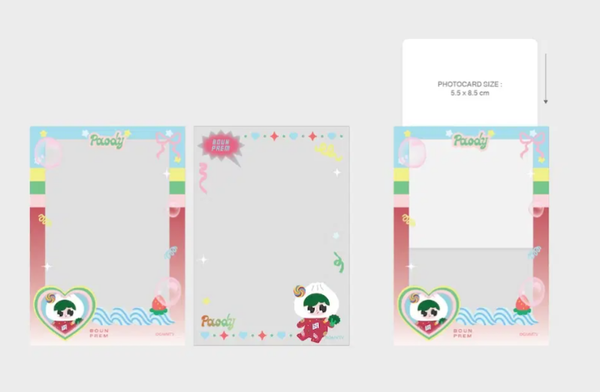 Paody Photocard sleeves