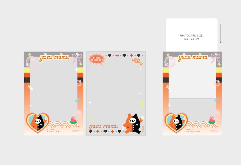 Yuzu mumu photocard sleeves