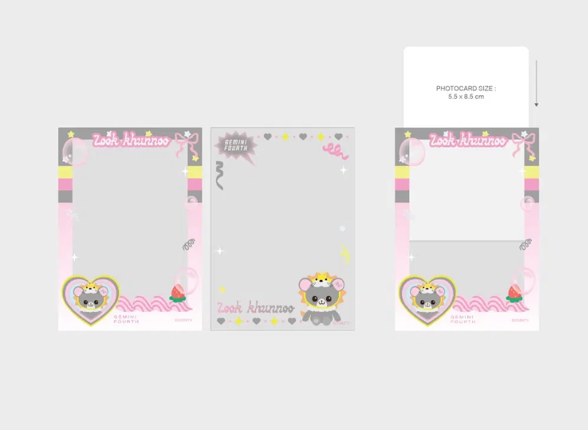 Look Khunnoo photocard sleeves