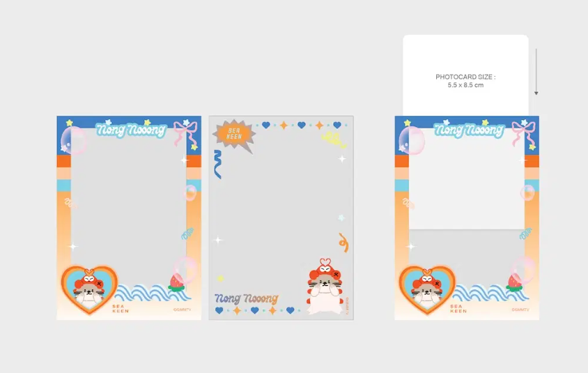 Nong Nooong photocards sleeves