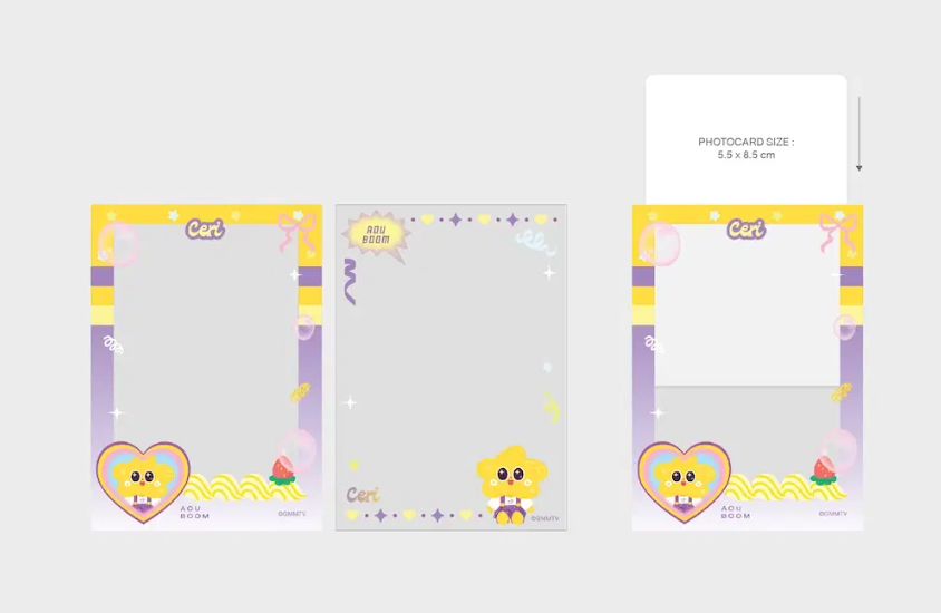 Ceri photocard sleeves