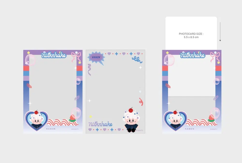 Nilknhake photocard sleeves