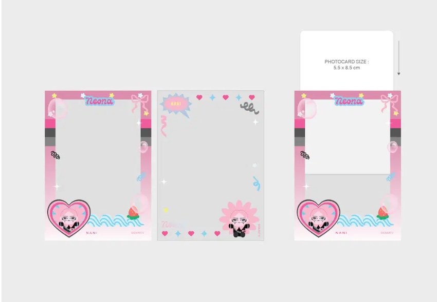 Neona photocard sleeves
