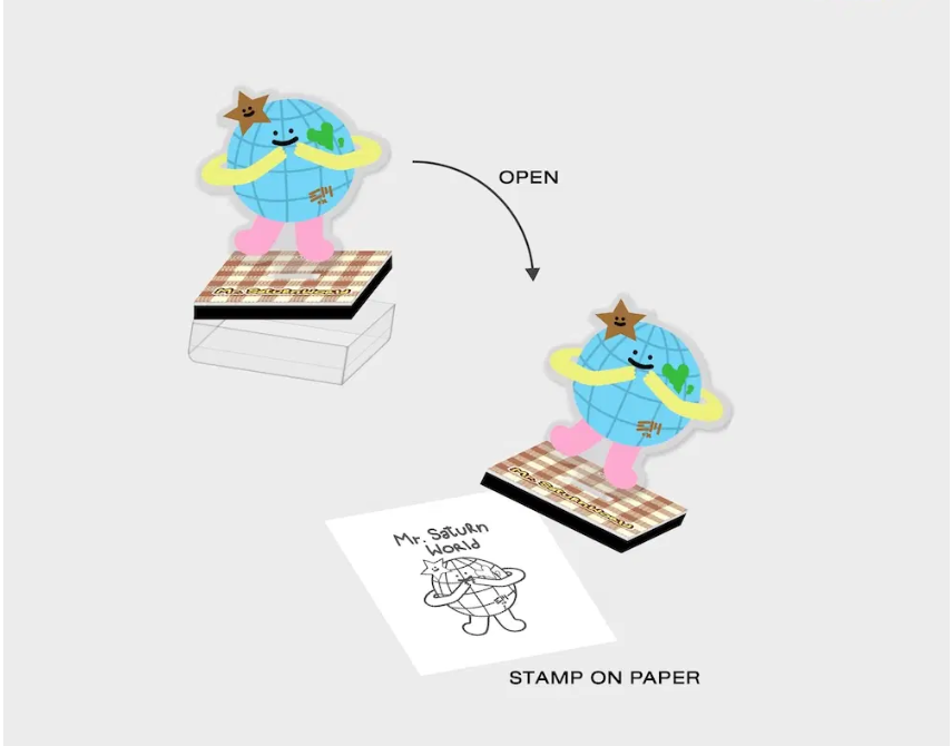 Mr. Saturnworld stempel