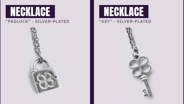 Big Jane & Little Jane Key & Lock Necklace
