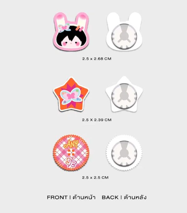 Any Button Cover Set