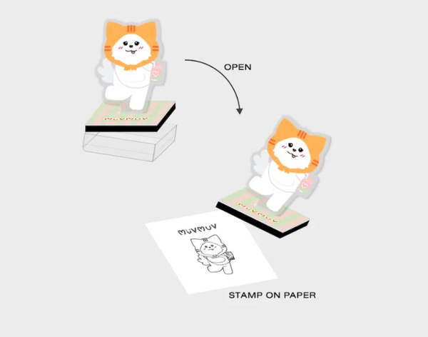 Muvmuv acrylic stempel