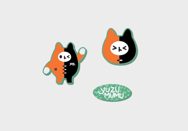 YUZU MUMU Rubber charm set