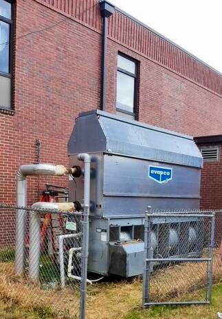 Rebuilt Cooling Tower at Elkton Elementary School