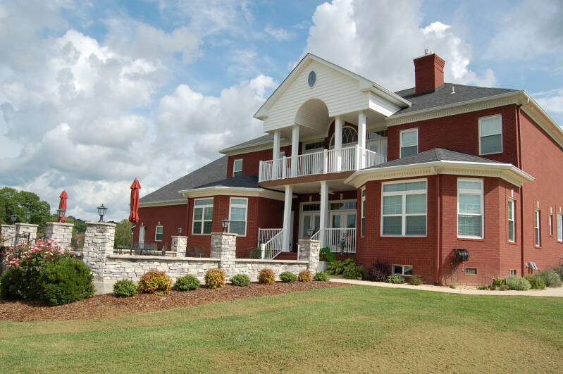 Custom Home Patio View