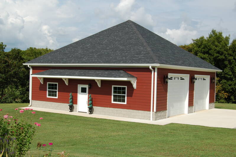 Completed Carriage House