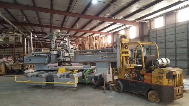 Relocating CNC Router for American Hardwoods