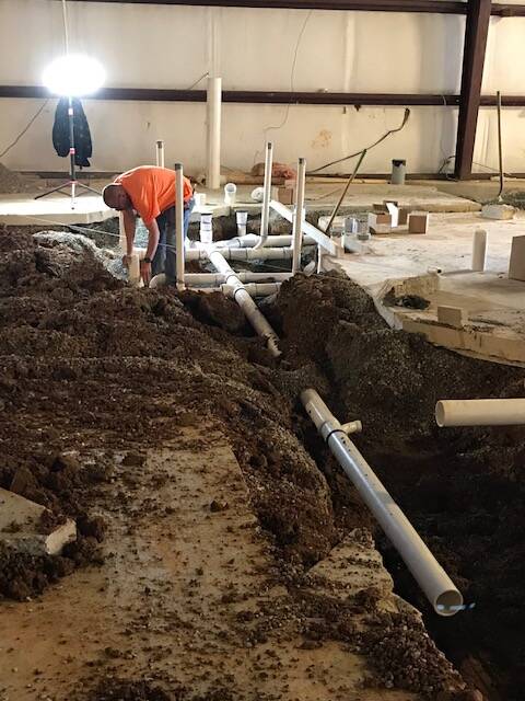 Installing Underground Pipe
