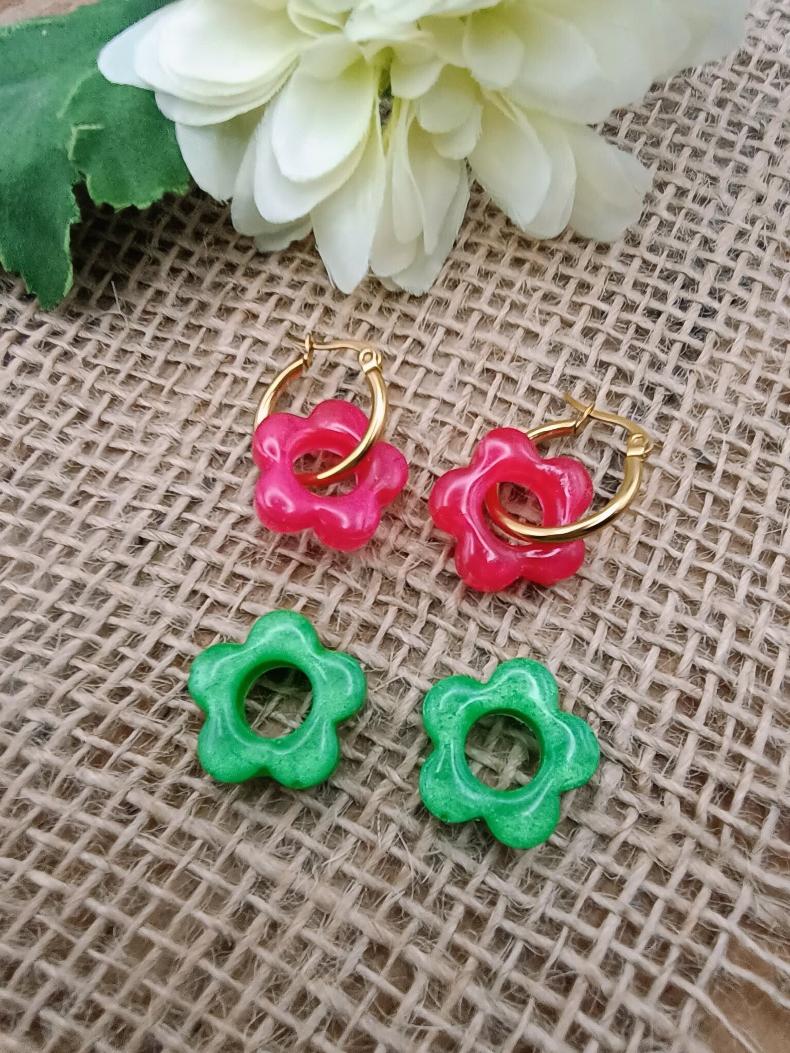 Collection "Fruitée" - Cerise et Pomme - 17 mm.