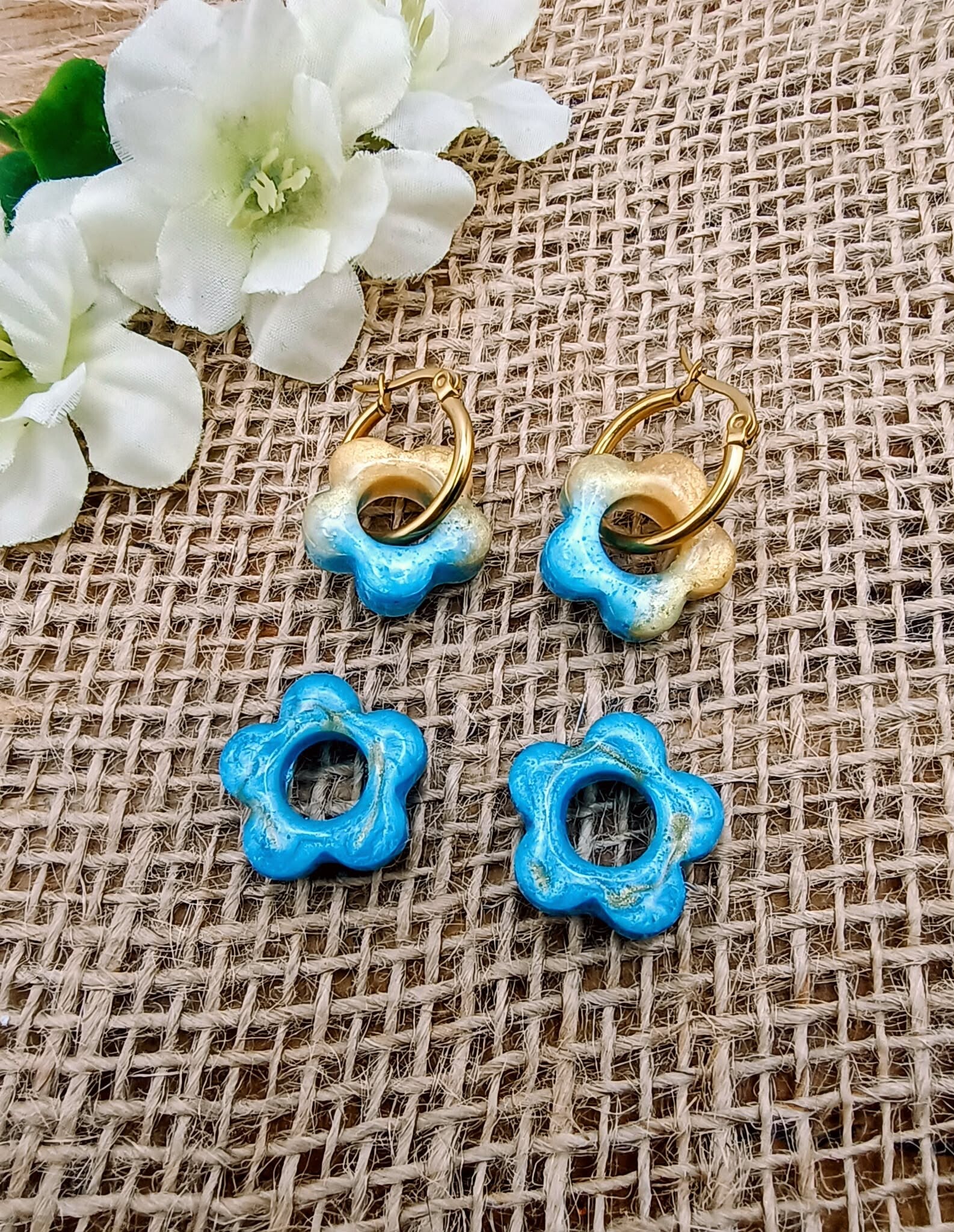 Collection "Paradise Islands – Box boucles d’oreilles pampilles" - 17 mm.